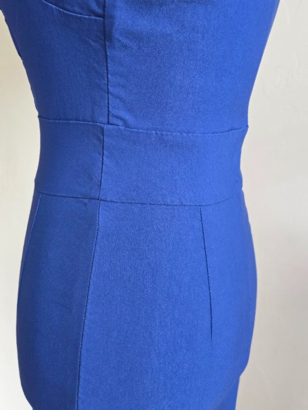 Vintage Grace Karin Royal Blue Bodycon Pencil Dress - Size Small - Picture 6 of 12